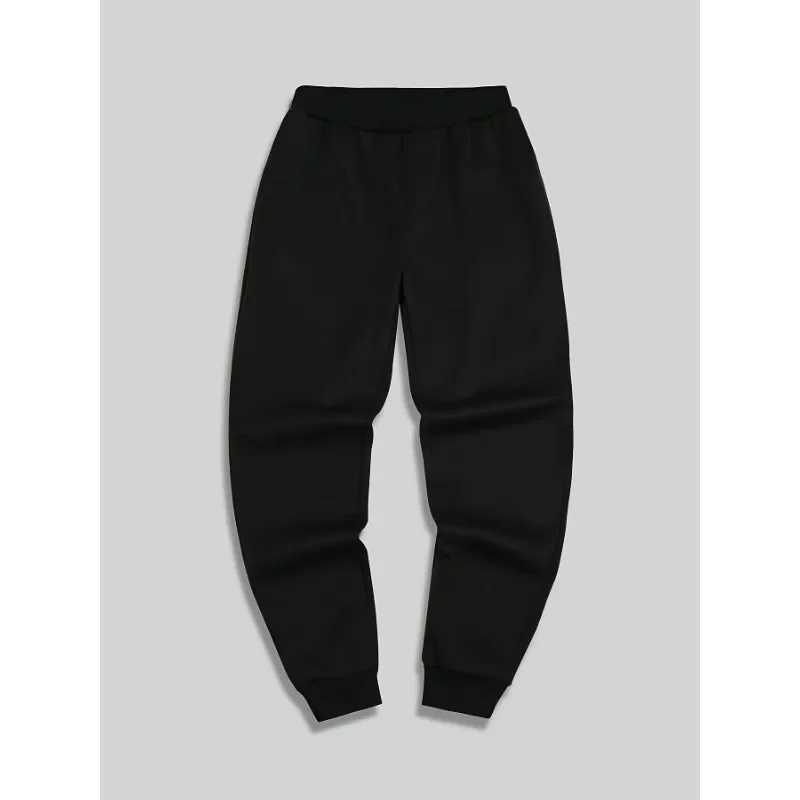 Fashionable printed mens casual sports pants comfortable autumn and winter sports pants winter outdoor running casual pants J251016