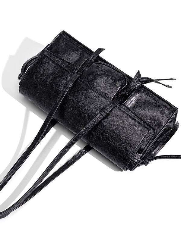 Fashion Square Solid Flap Pocket Shoulder High Quality Bags For Women Interior Compartment Zipper Pu Women's Handbags Suotong251016 Suotong251016