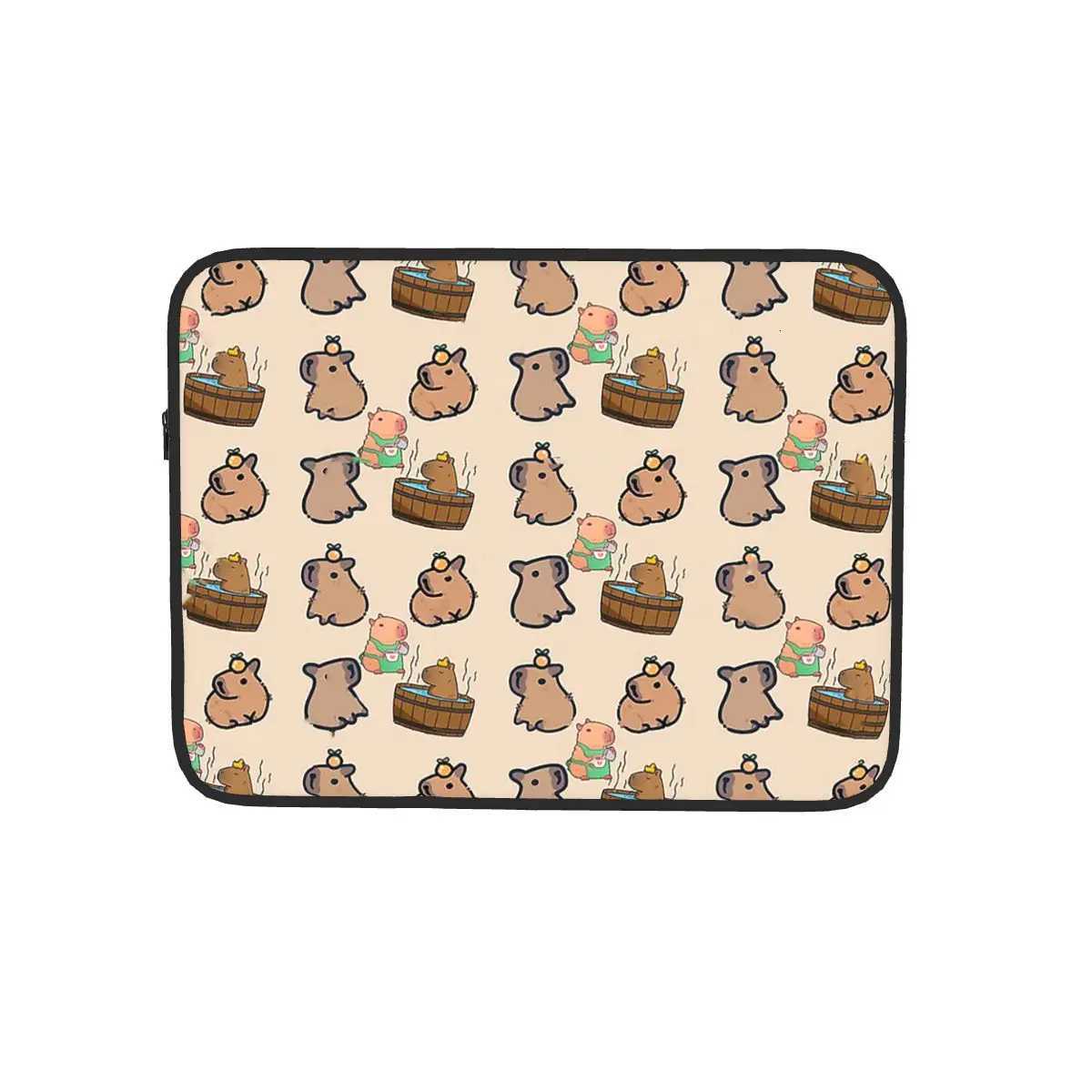 Capybara Group Notebook Laptop Bag Case Pouch 10 12 13 15 17 Inch For Macbook Air Pro Tablet Shockproof Case BagW251015