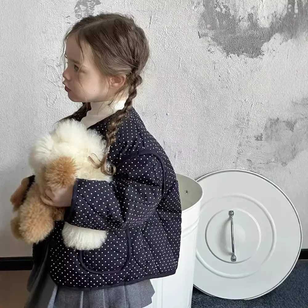 2024 New Children Clothing Children Korean Style Simple Casual Jacket Autumn and Winter Children Clothing Cotton JacketT251016