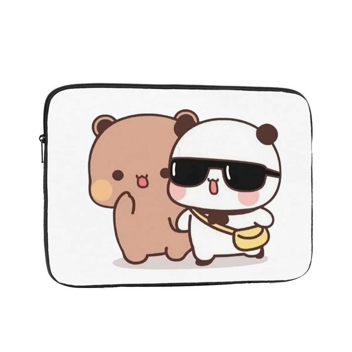 Bear And Panda Bubu Dudu Balloon Notebook Laptop Bag Case Pouch 10 12 13 15 17 Inch Notebook Sleeve Cover Bag Tablet Case BagW251015