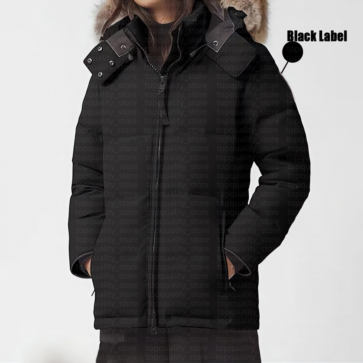 Puffer Jackets Men goosejackets Designer jacket Real Wolf Fur Outdoor Wyndham Windbreaker Hooded mens Down Jacket Coat Luxury down jacket XS-3XL 01