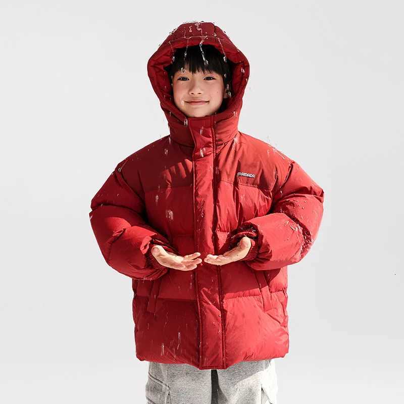 New National Standard 90 White Duck Down Childrens Clothing High Velvet Waterproof Girls Down Coat Children Puffer Jacket CoatT251016
