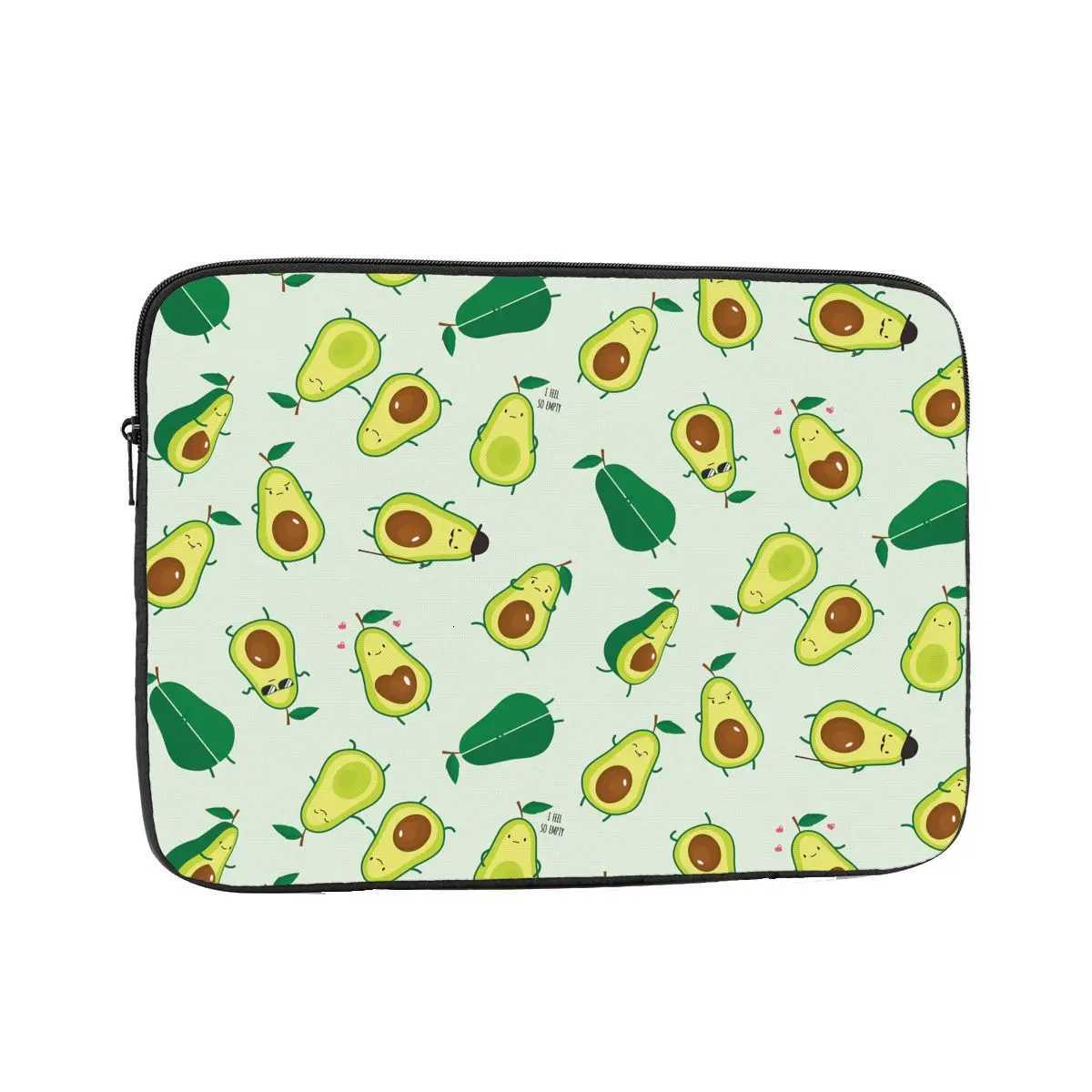 Laptop Notebook Sleeve Cover Bag Cute Green Avocado Computer Liner Sleeve Avocados Lover 10 12 13 15 17 Inch Shockproof Case BagW251015