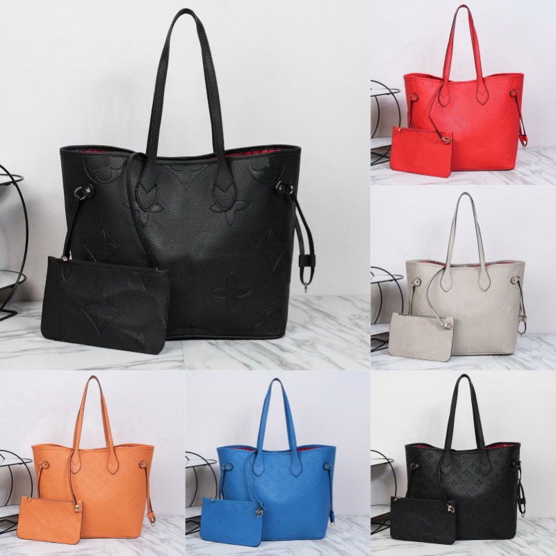 Luxury Bag for womens Handbags Naverfulss Designers Bag high qulity crossbody Shoulder Bag Letter Embossing Large capacity shopping bag tote coin purse 2pcs/set