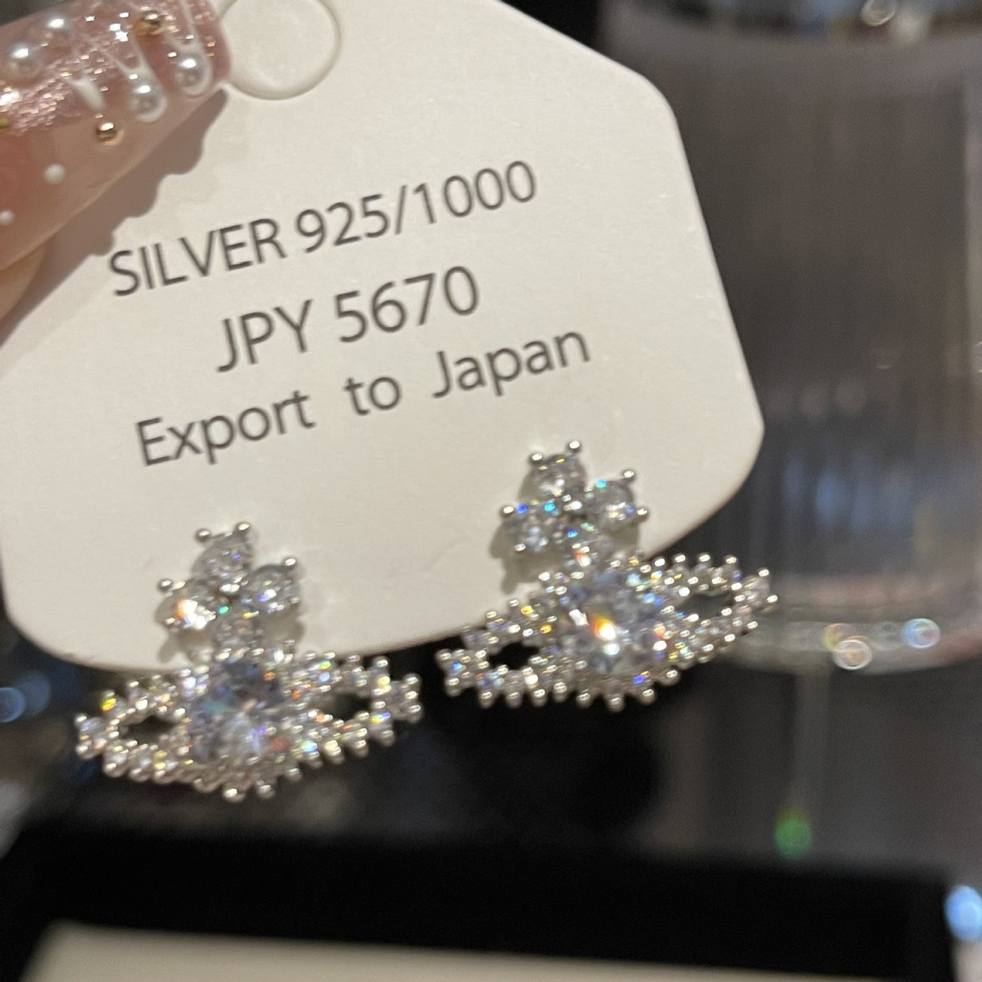 Designer Earring Saturn Star Srud Earrings With Zircon Diamond 925 Silver Needle Earrings for Women Earbone Clip Simple Fashion Gift Jewelry