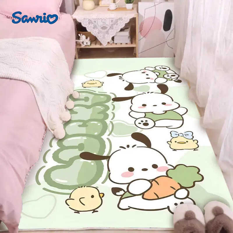 Sanrio Hot Hello Kitty Carpet Doormat Foot Mat 9060Cm Kitchen Living Room Bedroom Decoration Household Kawaii Cartoon Anime New L251016