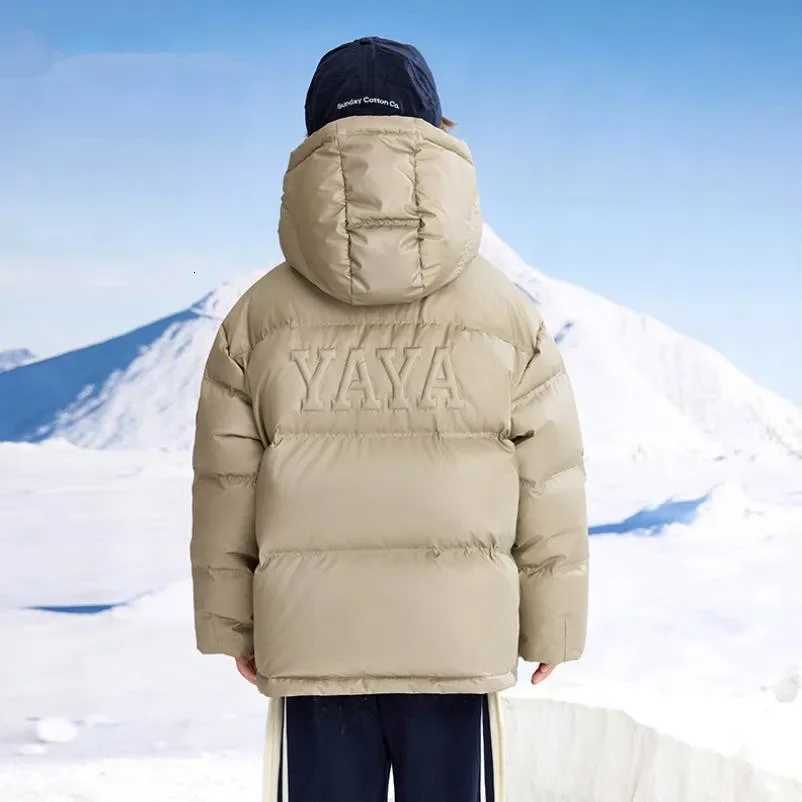Winter New childrens Down jacket Fashion Hooded Windproof Waterproof Outerwear Boys Warm Coats A4170T251016