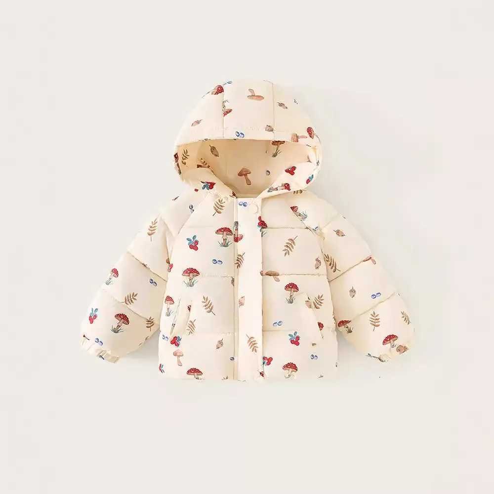 2024 New Boys and Girls Cotton Coat Fashion Children Plush Thick Cotton Jacket Winter Warm Hooded Coat for ChildrenT251016