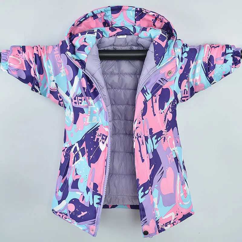 Children Spring Autumn Jacket Girls Thick Coat Winter Clothing Kids Ski Suits Snow Suits TZ118T251016