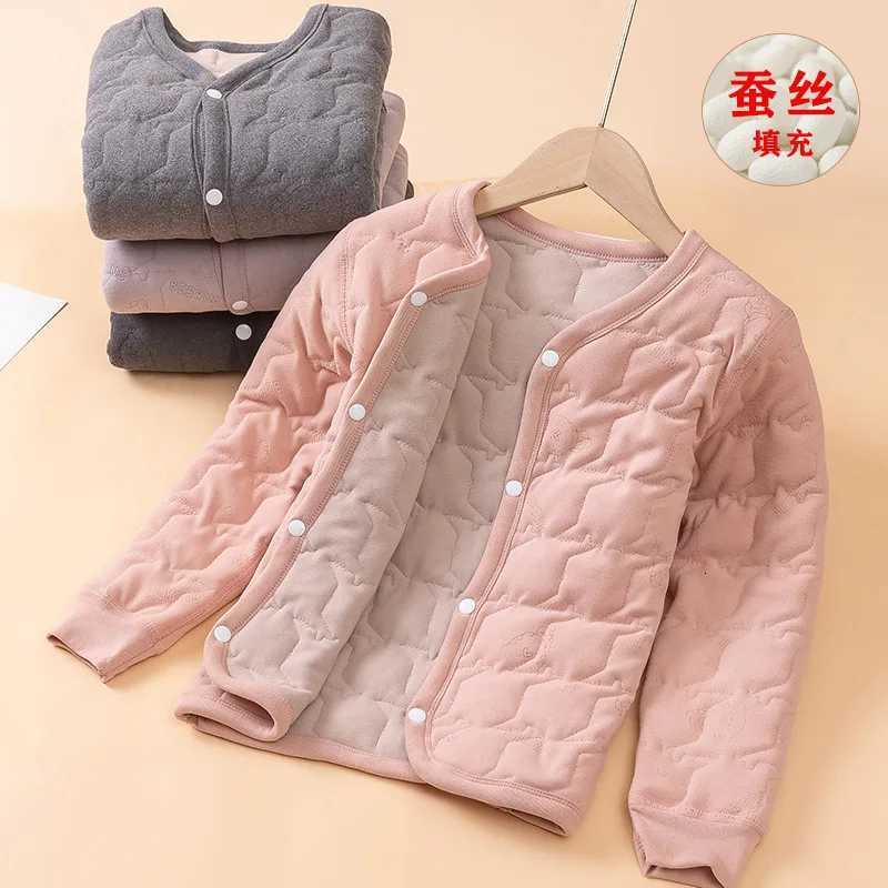 Childrens Inner Wear Boys and Girls Thickened Cottonpadded Clothes Primary School Students Thermal Underwear SetT251016