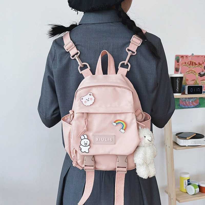Women Nylon Backpack Convertible Shoulder Bags Ladies Fashion Casual Daypack Travel Small School RucksackT251016