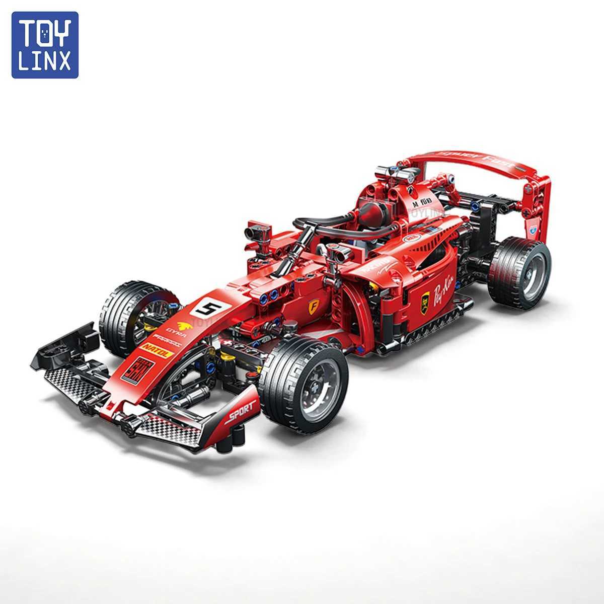 455PCS F1 RC Race Cars Sets MOC Remote Building Blocks Control Car DIY Kits Building Toys for Kids Christmas Halloween Gifts L251016