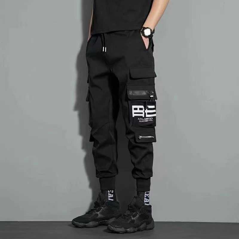 Multi Pocket Drawstring Cargo Pants Mens Casual Cargo Pants For Summer Autumn Outdoor J251203