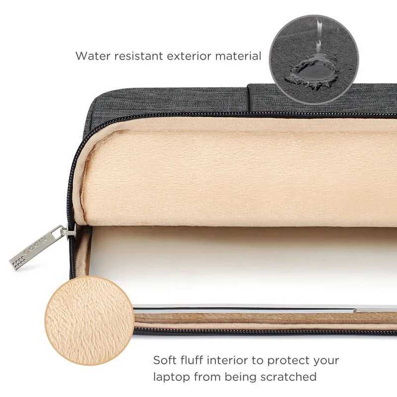 NIDOO Laptop Sleeve Case For Macbook Air 13 M1 Pro Xiaomi Dell Lenovo 133 14 156 Inch Waterproof Notebook Computer BagW251015