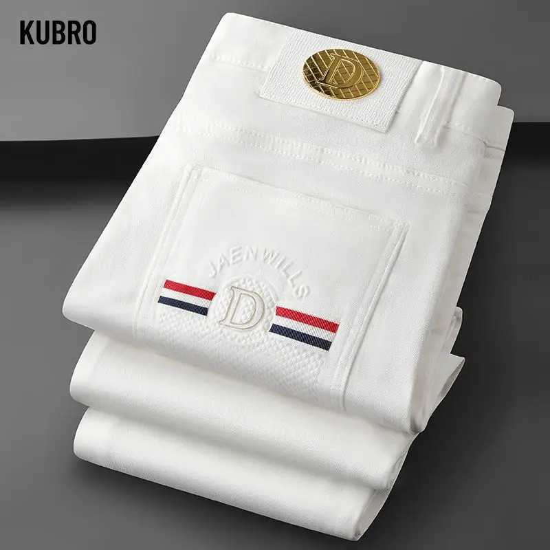 New Korean Version Soft Comfortable Jeans Autumn Winter Mens Stretch Slim Fit Jeans Fashion Casual Cotton Business Denim Pants J251016