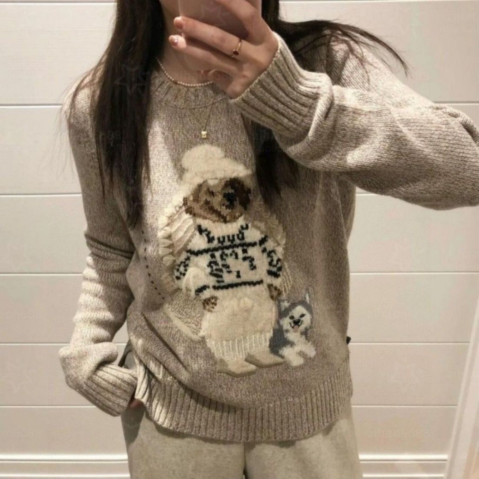 Women's Sweaters Designer Sweaters Winter Soft Basic Women Pullover Cotton Bear Pulls Fashion Knitted Jumper Teddy Bear Embroidery Unisex bear Sweaters2025