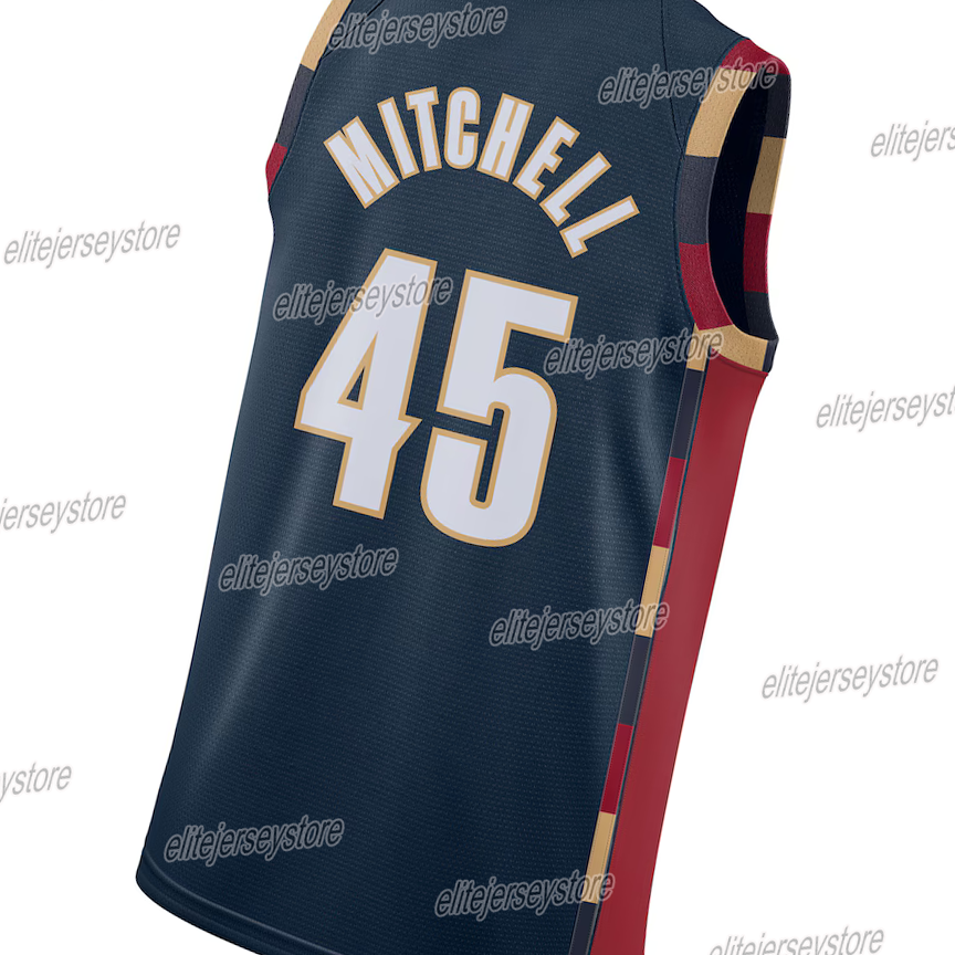 Personalized Custom 2025-26 55th Anniversary Classic Basketball Jersey 45 Mitchell 10 Garland Jarrett Allen Lonzo Ball Evan Mobley Craig Porter Jr. Ma