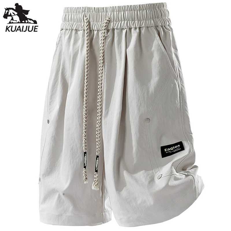 shorts men Summer new mens shorts Solid color cotton casual trousers five points Fitness sweatpants short 5839 size 6XL 7XL 8XL J251016