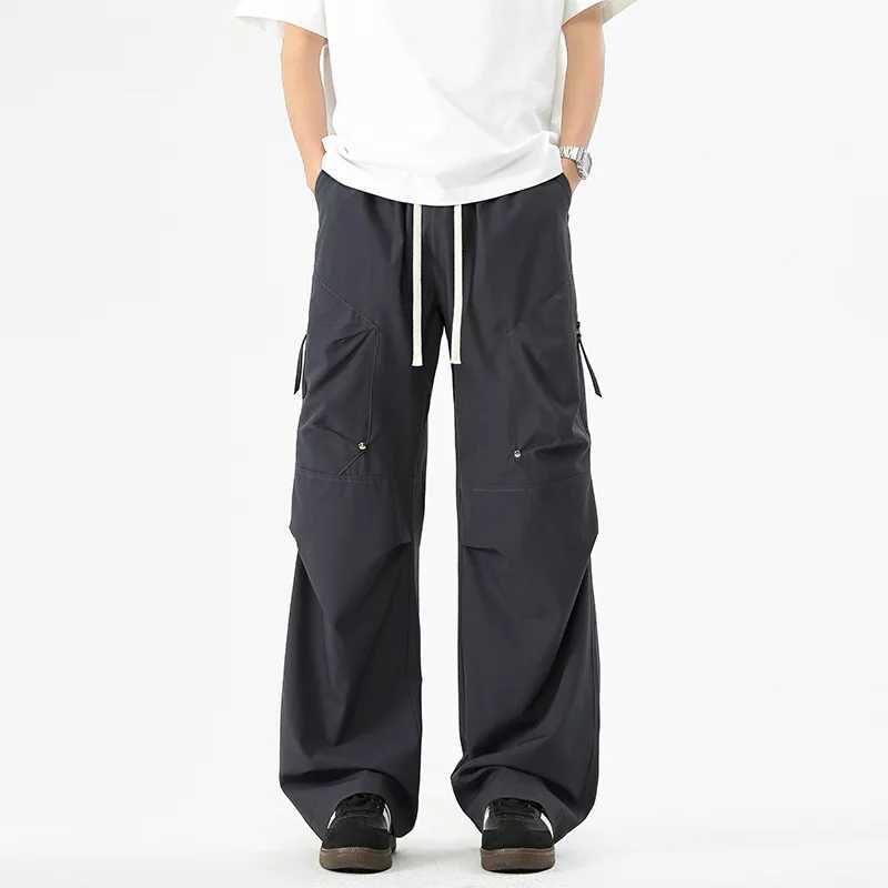 American work pants mens new spring and autumn loose straight leg straight leg hooligan pants high street charging pants J251203