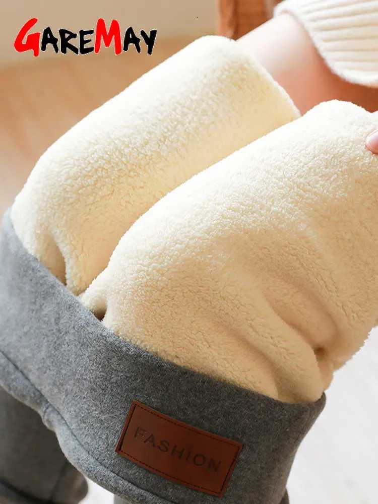 Garemay High Waist 12Spandex Warm Pants Winter Skinny Thick Velvet Fleece Girl Leggings Women Trousers Pants For Women LeggingsT251016