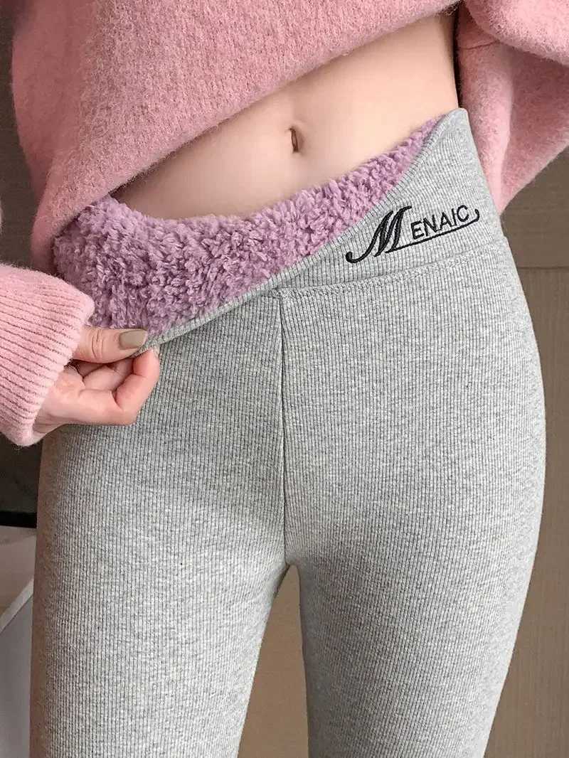 Ladies Winter Warm Thick Tights Thermal Leggings Fleece Lined Pants Skinny Long Johns Thermos Pantyhose Plus Size For WomenT251016