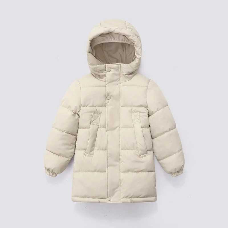 Childrens Cotton Coat Winter New Style Plus Velvet Thickened Down Jacket Baby Hooded Midlength Cotton Coat FashionablewarmcoatT251016