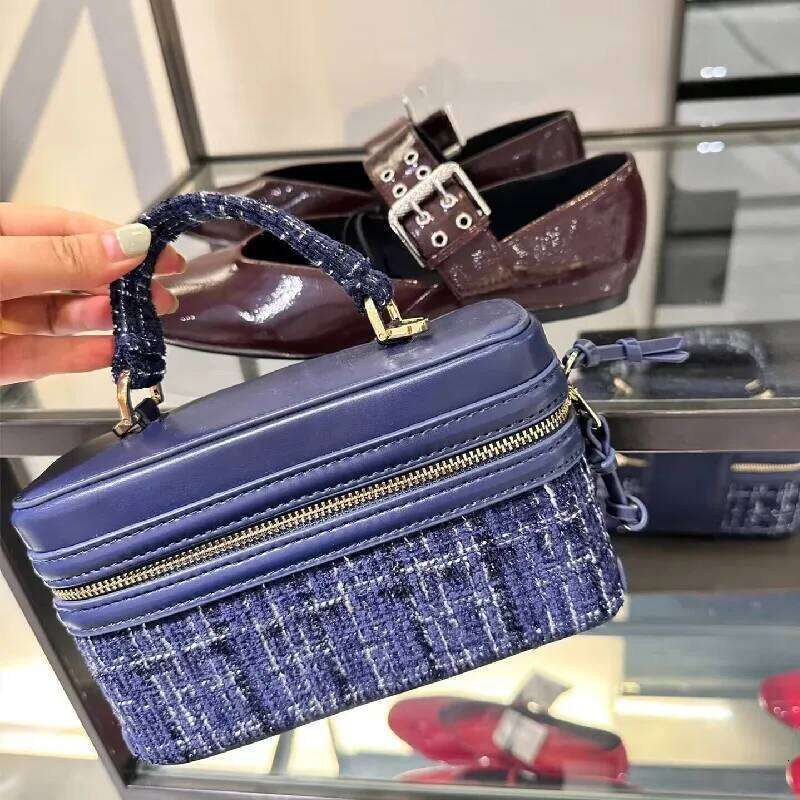 Vintage Elegant Woolen Box Square Chains Crossbody Shoulder Bag For Women New Brand Fashion Handbag Suotong251016 Suotong251016 Suot251017