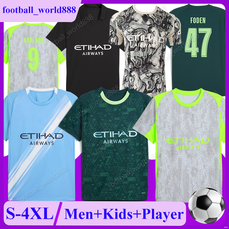 XXXL 4XL Man City 25 26 Soccer Jerseys 4th HAALAND FODEN DOKU 2025 Football Shirts SAVINHO REIJNDERS CHERKI football kits MATHEUS N. MARMOUSH Men Kids Kit Socks Sets