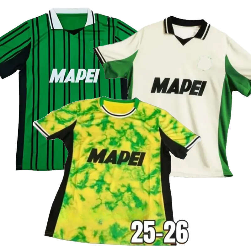 XXXL 4XL 25 26 U.S. Sassuolo Calcio Soccer Jerseys BERARDI DOIG PINAMONTI Football Shirts 2025 2026 LAURIENTE SKJELLERUP PIERINI FADERA MORO CHEDDIRA Men