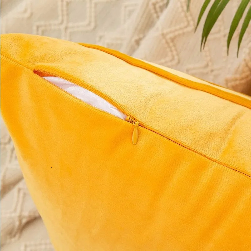 Fall Solid Striped Velvet Pillowcase Couch Chair Cushion Cover Throw Pillow for Seasonal Autumn 30x50cm 45x45cm Christmas Gift 251016