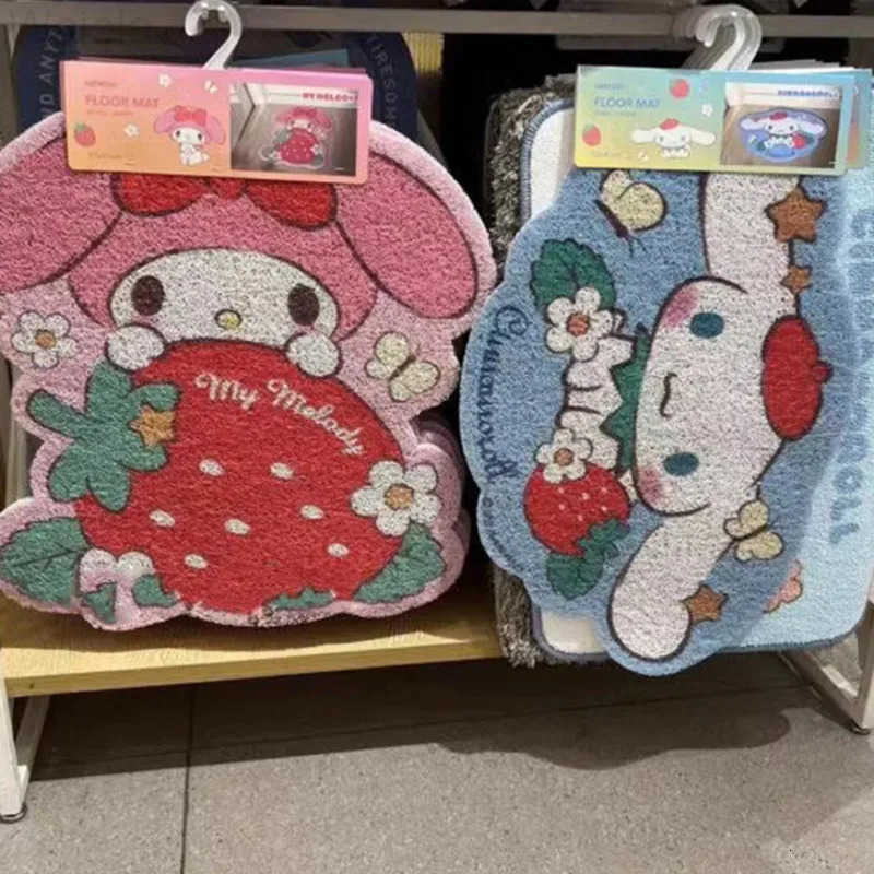 Sanrio Carpet Cinnamoroll Anime Door Floor Mat Cartoon Non Slip Carpets Toilet Bathroom Carpet Foot Mats Doormat Household Gifts L251016