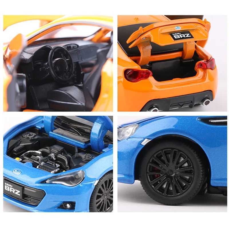 1:32 Subaru BRZ Alloy Sports Car Model Diecast Simulation Metal Toy Vehicles Car Model Sound Light Collection Childrens Toy Gift M251016