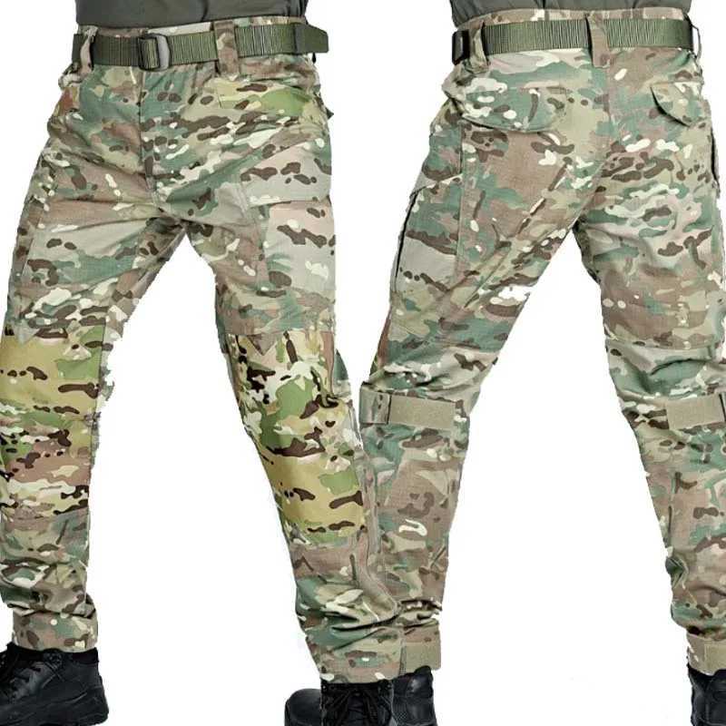 Military Tactical Pants Men Trousers Waterproof Multipocket Casual Pants WearResistant Cargo Pant Training Outdoor Workwear J251203