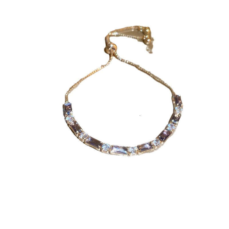 Same Style Zircon Bracelet Light Niche Exquisite High-end Adjustable Pull Jewelry for Women ddmypluto