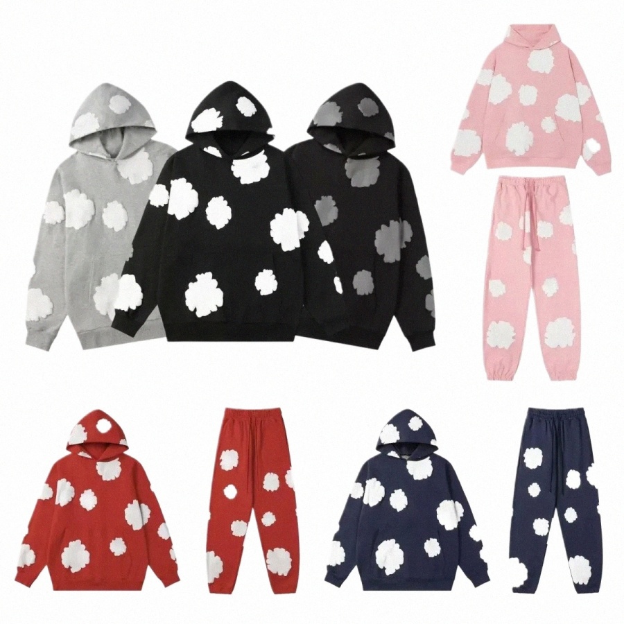 designer high quality Hoodie Black Mens the Cotton Wreath Sweatshirt Unisex Oversized Hoodies Design Hoody Fashion Hip Hop Hooded Sweatshirt A119 15Ek#