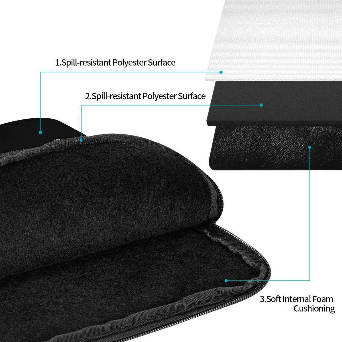 Shockproof Case 12 13 15 17 Inch Ramen Pool Party Laptop Bag Sleeve Notebook Bag CaseW251015