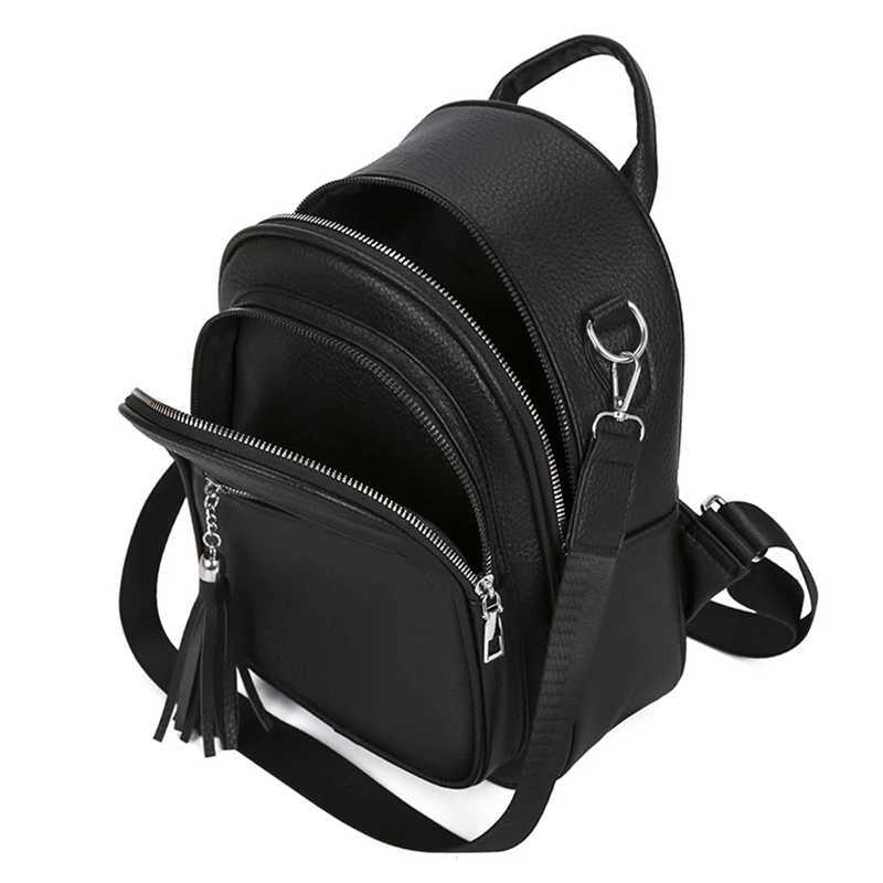 Shoulder Bag for Women 2025 New Fashionable Solid Color Womens Backpack Casual Soft Leather Multi functional Backpack CommuterT251016