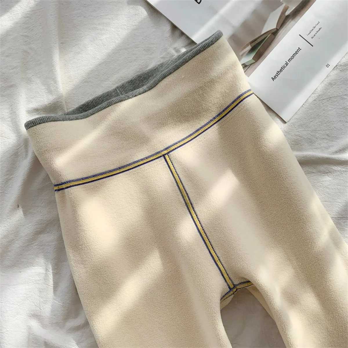 Women Autumn Winter Velvet Leggings Fashion Slim High Waist Solid Pant Female Outfit Warm Thick Legging Casual Chic Yoga ClothesT251016