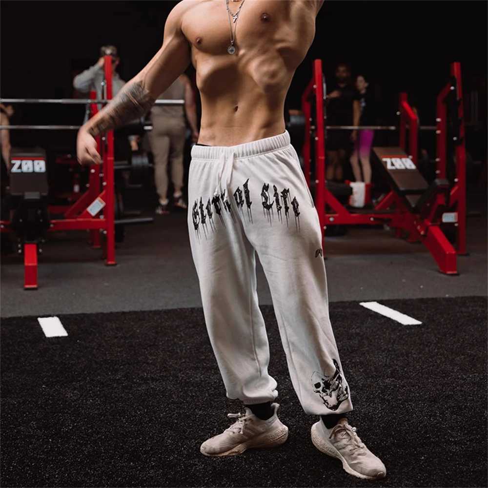 Autumn Spring New Brand Mens Gym Joggers Cotton Pants Streetwear Sweatpants Sport Leggings Trousers Fitness Bodybuilding Bottoms J251203
