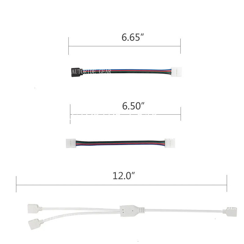 5050Rgb Bare Board LED Solder Free Connector, Fixed Light Strip Utor28 Clip, Connecting Wire Accessories