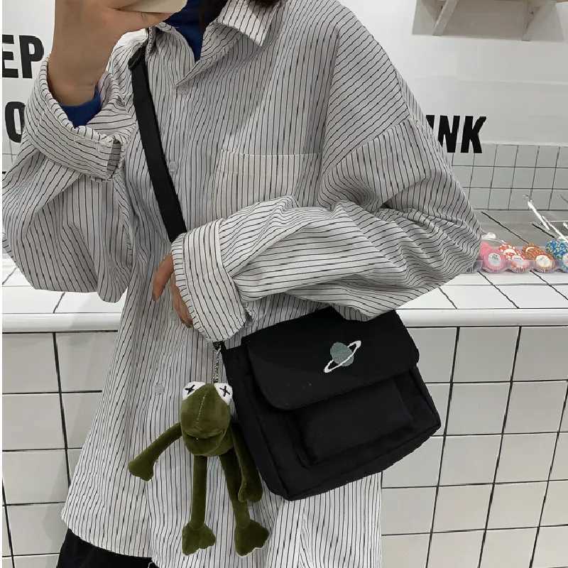 Casual Collage Student Messenger Bag Women Small Bag Canvas Shoulder Bag For Women Print Crossbody Bags Bolsas SacT2511112