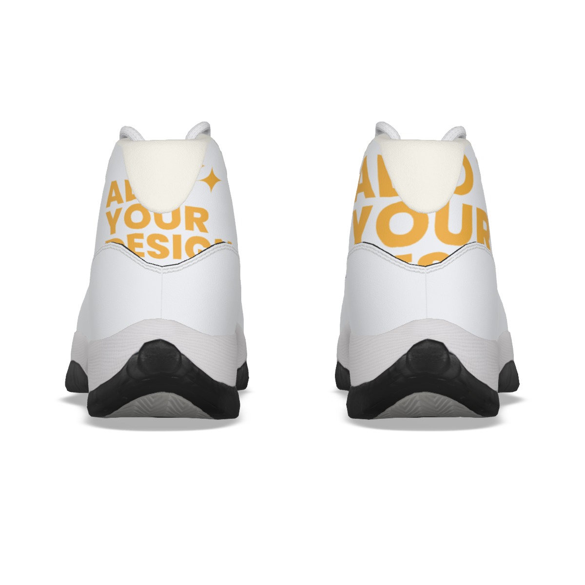 DHgatepod Men's High Top Basketball Shoes | PU & Canvas Upper | Non-Slip Rubber Sole | All Season Sports & Casual Wear