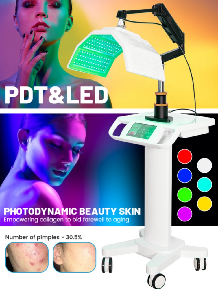 Seven Colors LED Face Light Therapy Machine Beauty Facial Mask Led Light Therapy Anti-Aging Full Body Beauty Machine