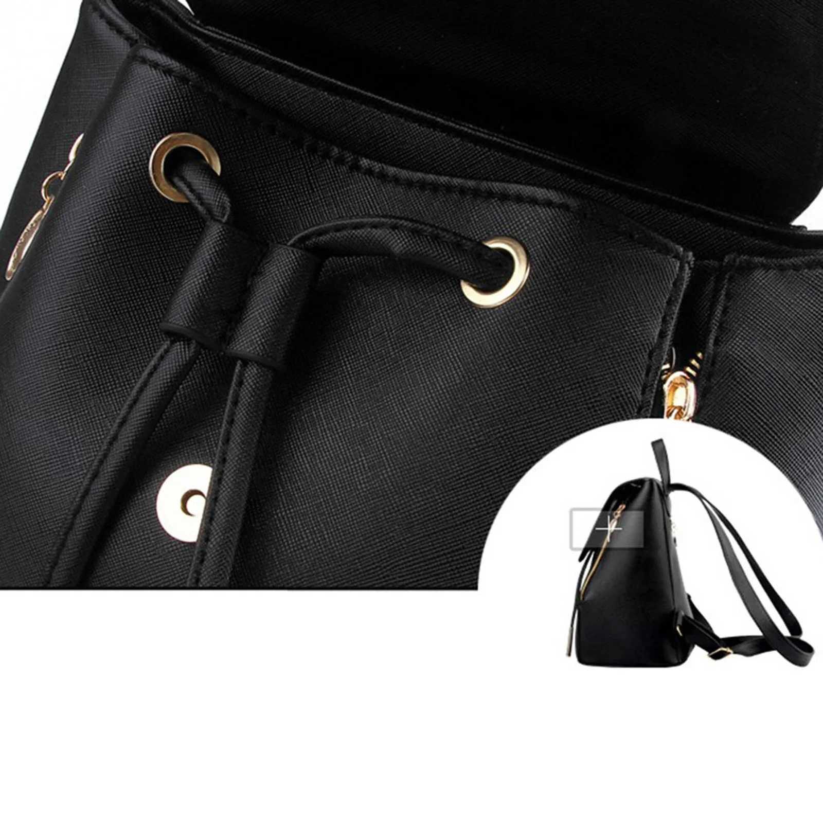 Women Backpack High Quality PU Leather Mochila Escolar School Bags for Teenagers Girls Leisure Backpacks Candy ColorT251016