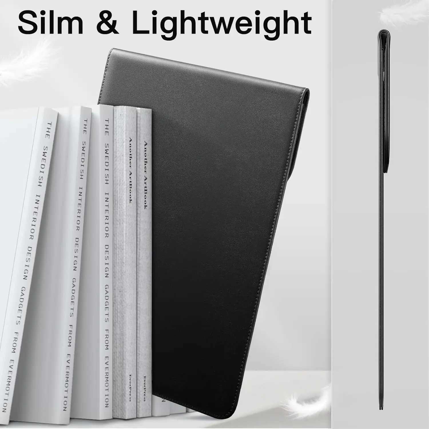 1416 Inch Laptop Sleeve Case PU Leather Bag for MacBook Air 15 20232025MacBook Pro 16 Waterproof Antiscratch Portable CasesW251015