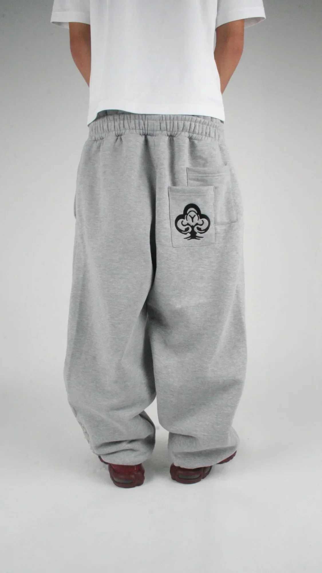 Poker embroidered double waist pants loose Y2K jogging pants punk street clothes bulk men and women sports pants J251203