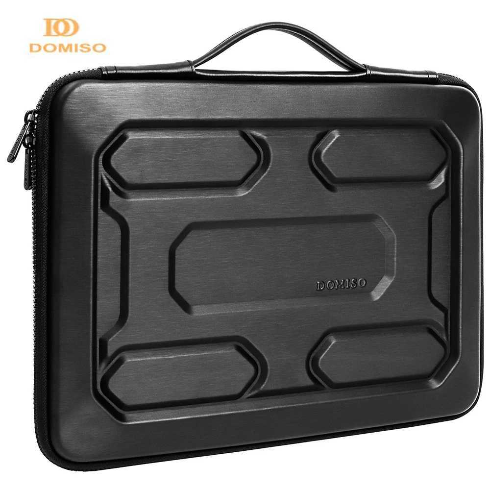 DOMISO Protective Hard Shell Laptop Sleeve Bag With Handle For 13 14 156 17 Inch Notebook Bag Shockproof Computer BagW251015