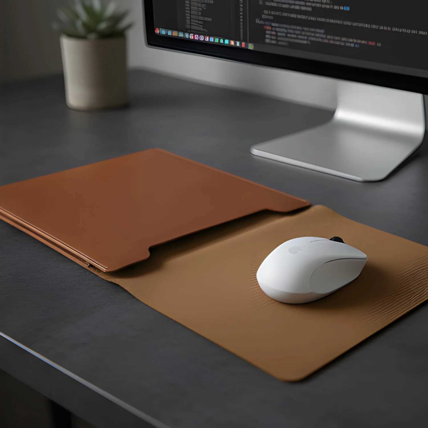 Luxury Laptop Sleeve Case Leather Bag Universal 1416 Inch Computer Protective Padded Cases for MacBook Pro Air M4M3M2W251015