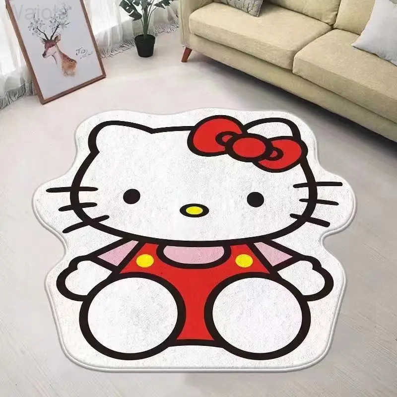 Sanrio Hot Cute Hello Kitty Carpet Absorbent And Dirt Resistant The Bathroom Bedroom And Bedside Plush NonSlip Mat High Quality L251016